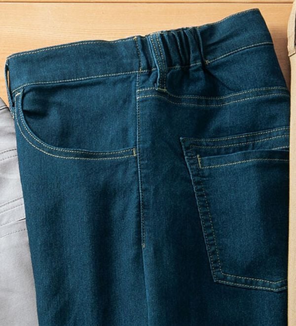 「＜ヒヤロン＞ひえさら爽快カラーデニム（メンズデニムパンツ）」｜インディゴ