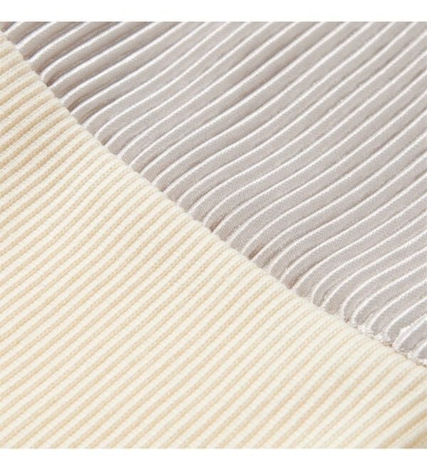 GeeRA（ジーラ）の「異素材ドッキング配色メロープルオーバー（カットソー）」｜詳細画像