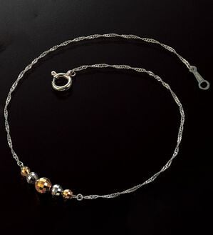 BELLUNA（ベルーナ）の「１８金プラチナミラーカットブレスレット（ブレスレット・バングル）」｜1