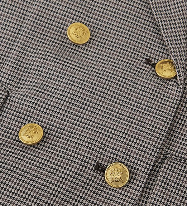 RANAN（ラナン）の「洗える！ゴールド調ボタンWテーラードジャケット（テーラードジャケット）」｜詳細画像