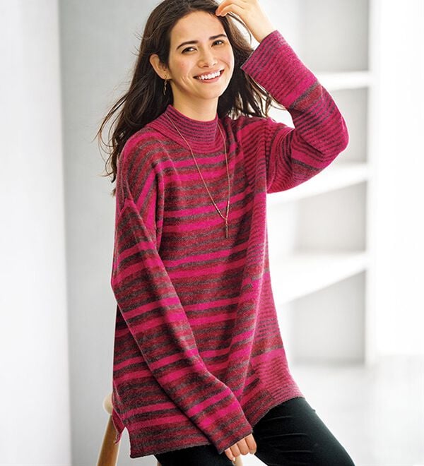 ■未使用品グレースコンチネンタル【定価2.9】ケーブルチュニックニットベルト付き 89404001-4.jpg