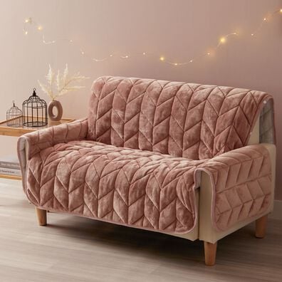 iellio（イエリオ）の「あったかふわふわボリュームソファカバー＜吸湿発熱・フランネル素材＞（ソファーカバー）」