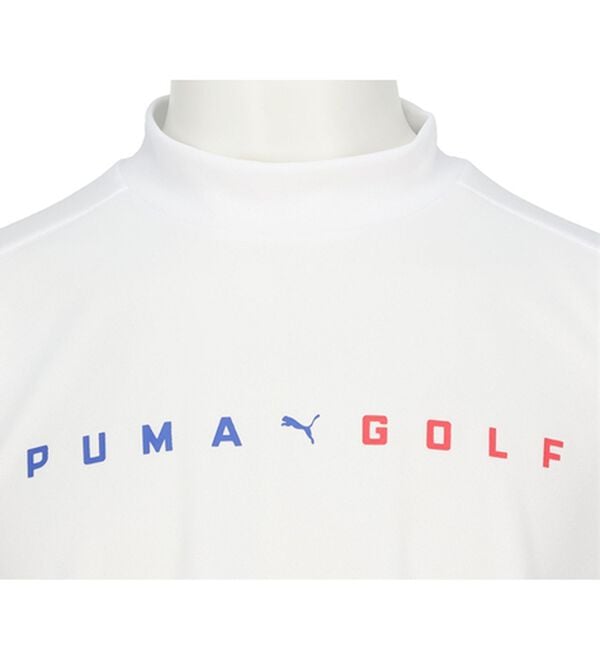 「＜ｐｕｍａ＞ゴルフＬＯＧＯ半袖モックネックシャツ（メンズシャツ）」｜詳細画像