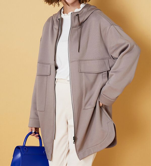 BELLUNA（ベルーナ）の「裏ファービッグポケット付フードジャケット（その他ジャケット）」｜詳細画像