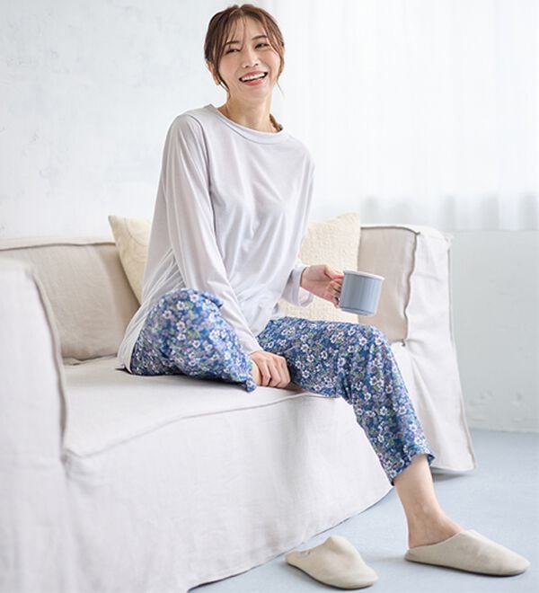 LAVIENNE（ラヴィエンヌ）の「【３点セット】【ヒビヤカダン　スタイル】トラベルパジャマ（パジャマ・ルームウェア）」｜詳細画像