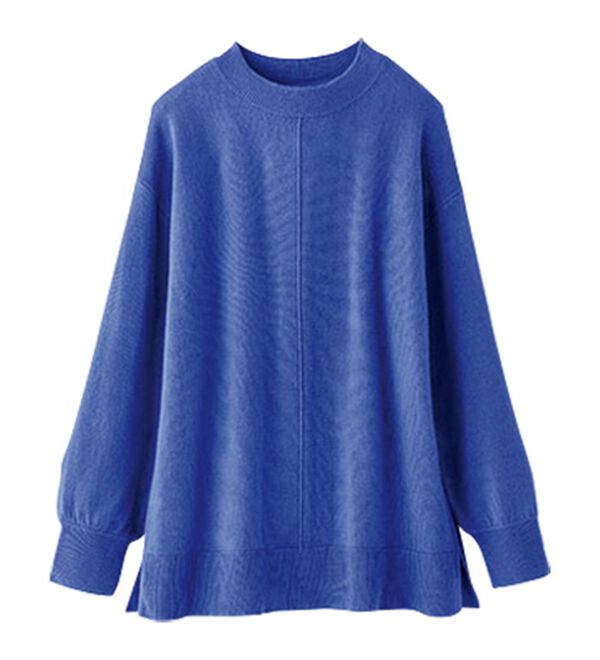 BELLUNA（ベルーナ）の「ふんわり袖カシミヤタッチプルオーバー（ニット・セーター）」｜詳細画像