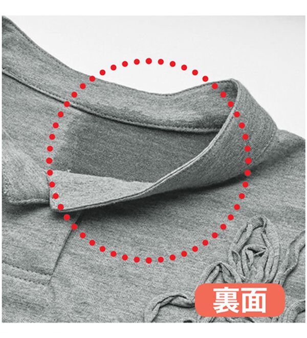 ルフラン（ルフラン）の「【３色組】汗ジミ対策！コード刺しゅうプルオーバー（カットソー）」｜詳細画像