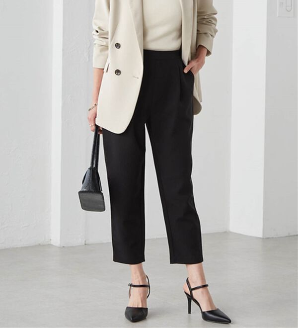 RANAN（ラナン）の「美脚シルエットクロップドパンツ（フルレングスパンツ）」｜詳細画像