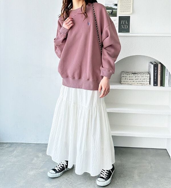 GeeRA（ジーラ）の「【U.S. POLO ASSN.】表ピーチ裏起毛スウェット（トレーナー・スウェット）」｜詳細画像