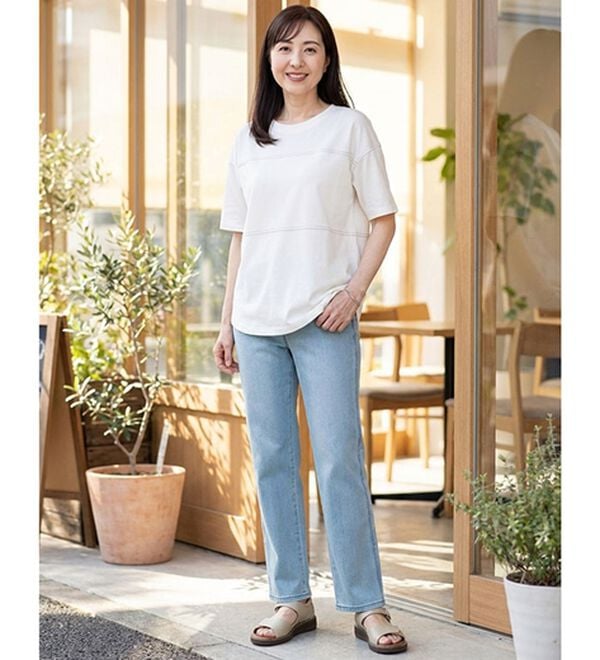 ルフラン（ルフラン）の「【４色組】ひんやり＊キシリトールＴシャツ（Tシャツ）」｜詳細画像