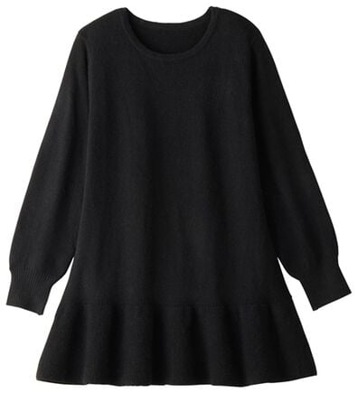 alotta（アロッタ）の「裾フリルニットチュニック（チュニック）」