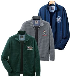 「さっと羽織れるドライメッシュブルゾン（メンズブルゾン）」｜3色組