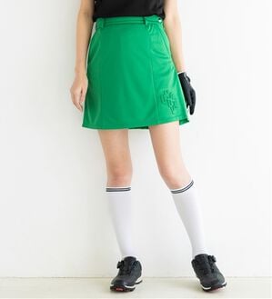 BELLUNA（ベルーナ）の「【三枝こころコラボ】後ろプリーツスカート（ミニスカート）」｜グリーン