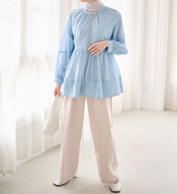 RANAN（ラナン）の「シアー切替ブルゾン（ブルゾン）」｜詳細画像