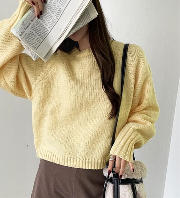 GeeRA（ジーラ）の「ボリュームスリーブショートニット（ニット・セーター）」｜詳細画像