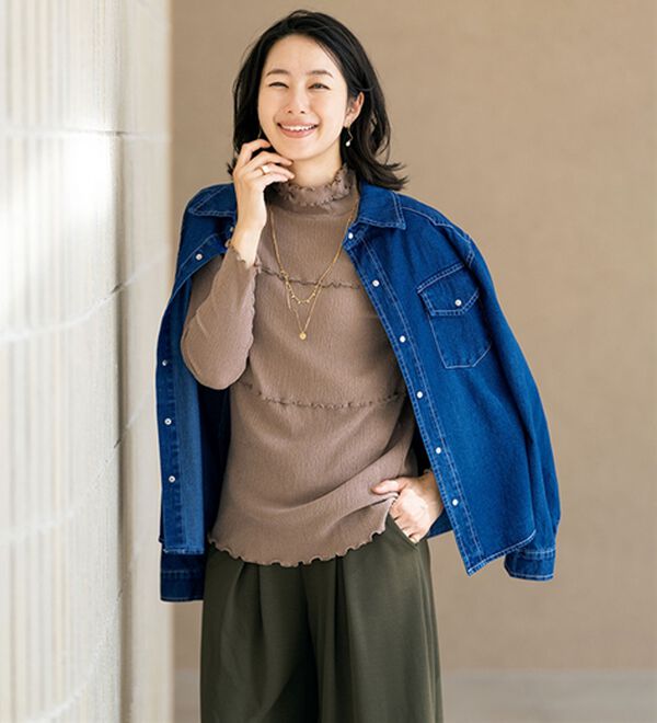 ルフラン（ルフラン）の「メロウ使い楊柳プルオーバー（カットソー）」｜詳細画像