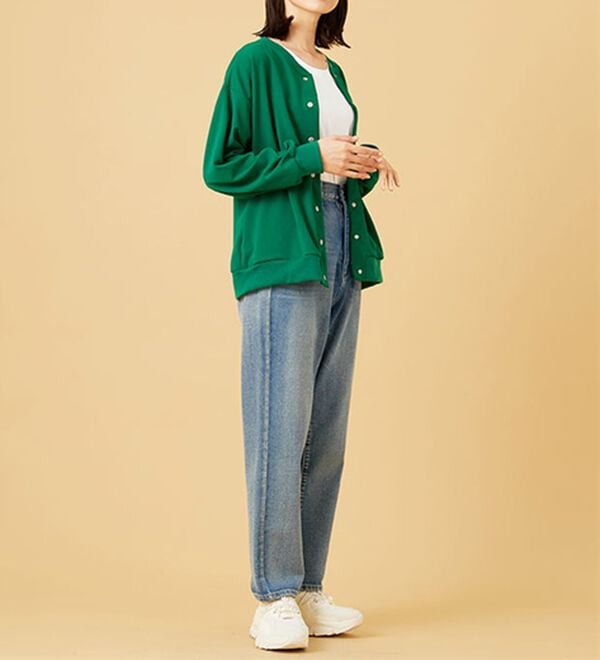 BELLUNA（ベルーナ）の「ストレッチジョーゼット素材カーディガン（その他カーディガン）」｜詳細画像