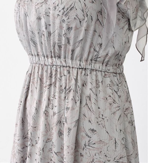 ラッフルスリーブニュアンスワンピ【イエべ・ブルべ