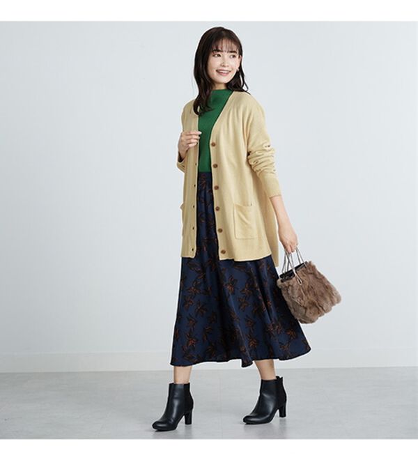 BELLUNA（ベルーナ）の「ふんわりカシミヤタッチニットカーディガン（ニットカーディガン）」｜詳細画像