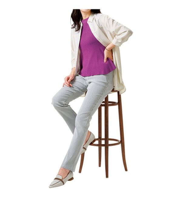 ルフラン（ルフラン）の「ステッチ使いフレンチリネン混シャツ（シャツ）」｜詳細画像