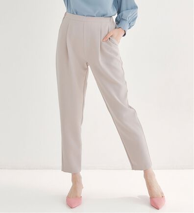 RANAN（ラナン）の「【選べる股下】美脚シルエットタックパンツ（フルレングスパンツ）」