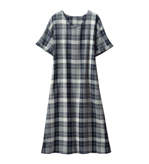 「【２色組】さらさら綿混楊柳ワンピース（その他ワンピース）」｜詳細画像