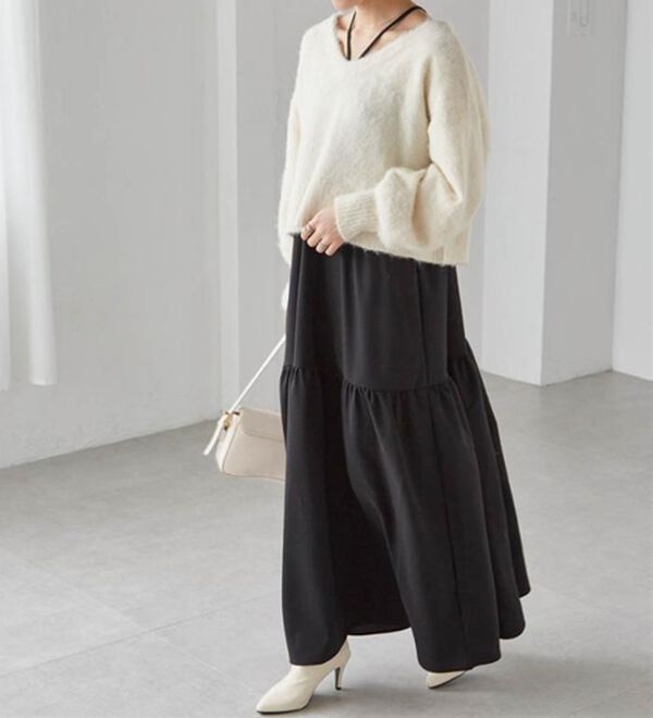 RANAN（ラナン）の「シャギーニット&times;キャミワンピースセット（その他ワンピース）」｜詳細画像