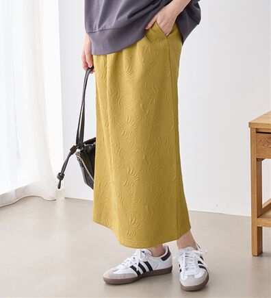 Viola e Viola（ヴィオラ エ ヴィオラ）の「花柄ジャカードスカート（ロングスカート）」