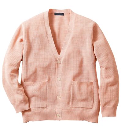 「＜コムルヴァン・オム＞サマーメランジ涼やかカーディガン（メンズカーディガン）」