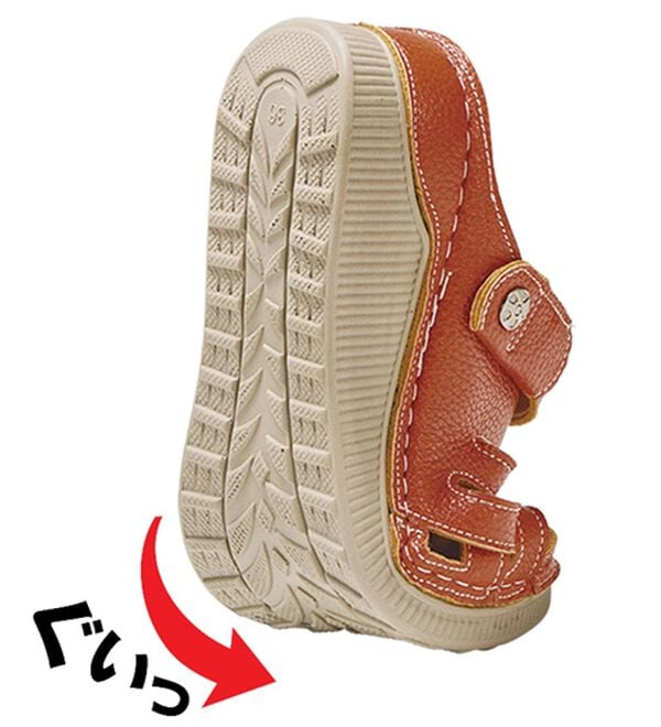 BELLUNA（ベルーナ）の「レザー調クロスデザイン２ＷＡＹサンダル（サンダル・ミュール）」｜詳細画像