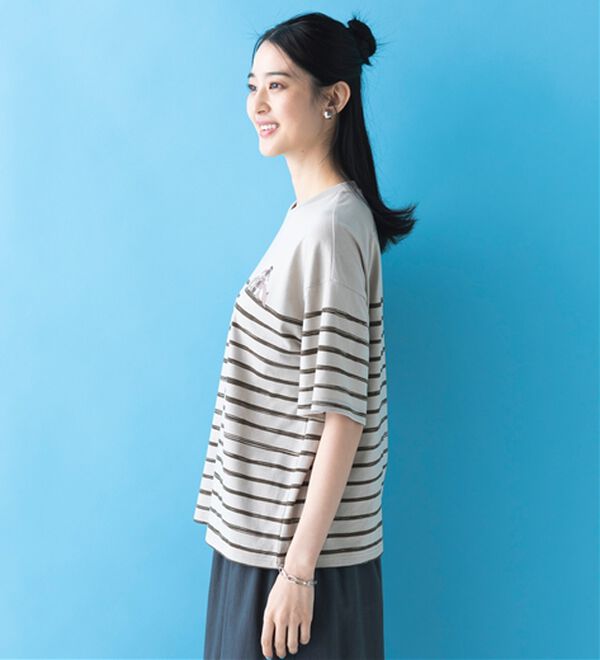 「＜Ｄｉｓｎｅｙ＞綿混素材ゆるっとＴシャツ（カットソー）」｜詳細画像