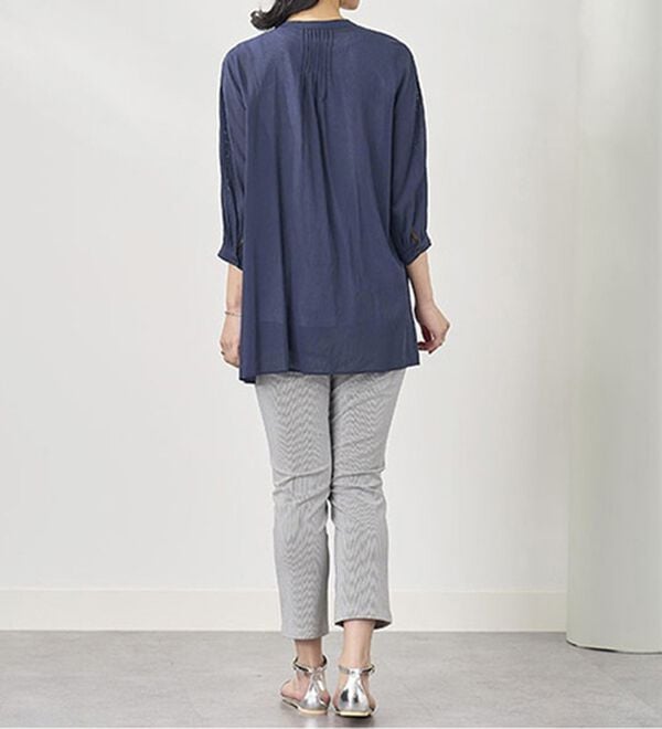 BELLUNA（ベルーナ）の「シアー素材マーガレットレース使いチュニック（チュニック）」｜詳細画像