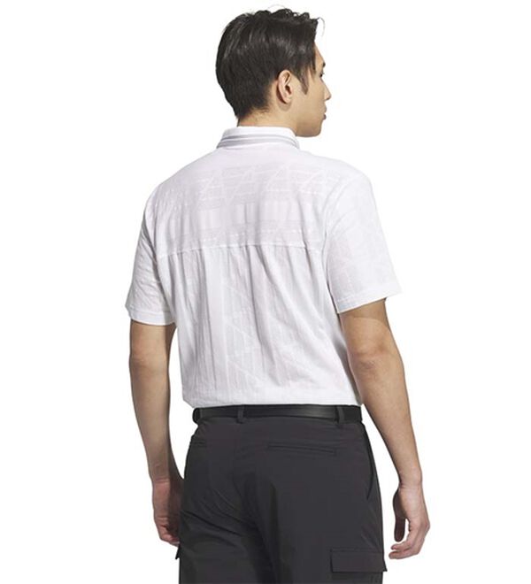 「＜ａｄｉｄａｓ＞ビヨンドザコースジャガードＢＯＳロゴ半袖シャツ（メンズポロシャツ）」｜詳細画像