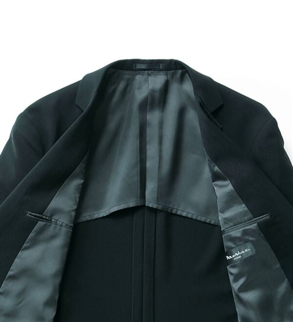 「【２点セット】ルナブラック　フォーマルスーツ（ビジネスフォーマル）」｜詳細画像