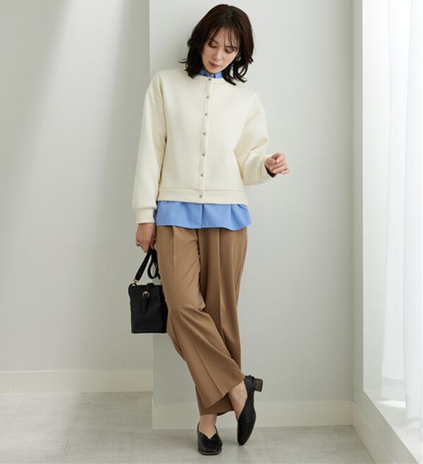 BELLUNA（ベルーナ）の「きれい見えスナップボタンカーディガン（ニットカーディガン）」｜詳細画像