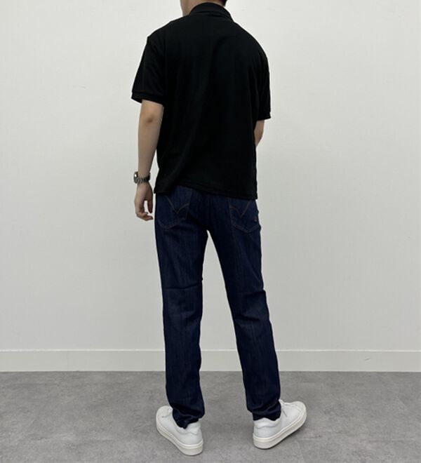 「＜アーノルド　パーマー＞ワンポイント刺しゅう鹿の子ポロシャツ（長袖・半袖）（メンズポロシャツ）」｜詳細画像