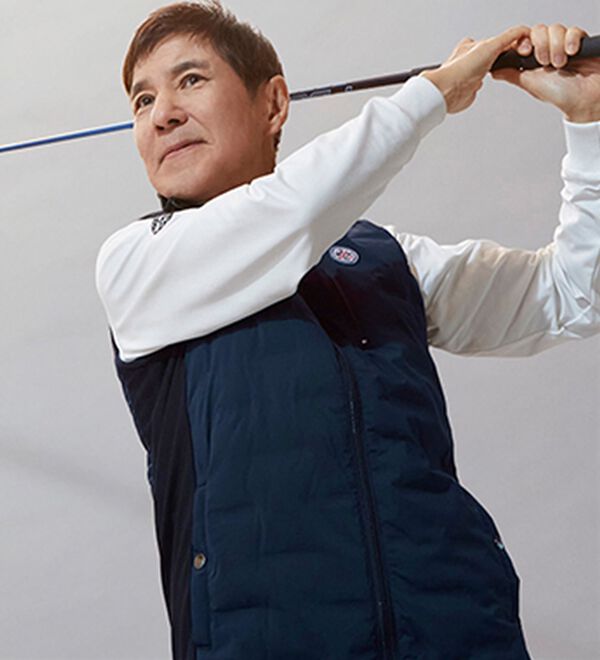 「【関根勤着用】＜トランスコンチネンツゴルフ＞ヒーター付きアクティブベスト（メンズベスト）」｜詳細画像