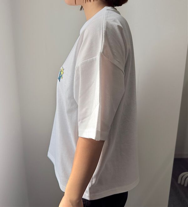 BELLUNA（ベルーナ）の「＜Disney＞【エイリアン】胸元刺しゅうボックスシルエットTシャツ（Tシャツ）」｜詳細画像