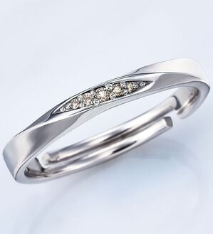 BELLUNA（ベルーナ）の「ダイヤデザイン　フリーサイズリング（リング）」｜詳細画像