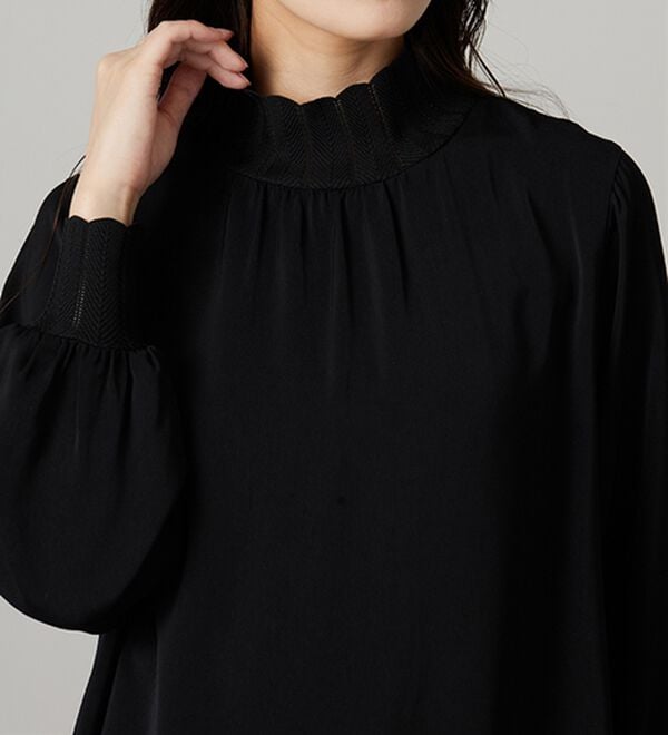 BELLUNA（ベルーナ）の「リブニット使いチュニック（チュニック）」｜詳細画像