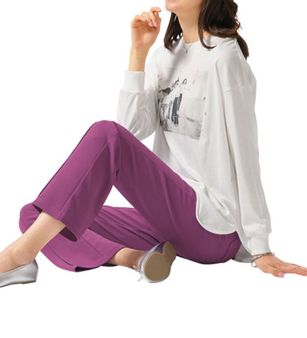 ルフラン（ルフラン）の「優しい肌心地！ラク美パンツ（フルレングスパンツ）」｜詳細画像