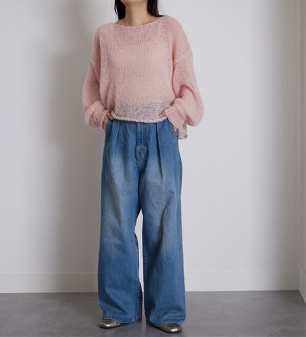 RANAN（ラナン）の「モヘアライクローゲージニット（ニット・セーター）」｜詳細画像