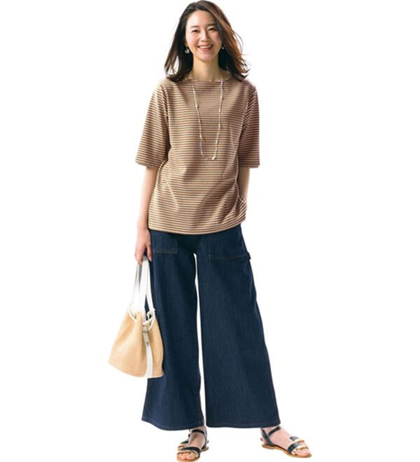 ルフラン（ルフラン）の「【４色組】毎日の主役。さざ波プルオーバー（カットソー）」｜詳細画像