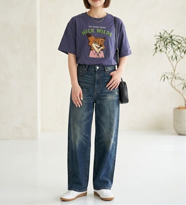 「＜Ｄｉｓｎｅｙ＞【ズートピア・ニック】サガラ刺しゅうＴシャツ（Tシャツ）」｜詳細画像