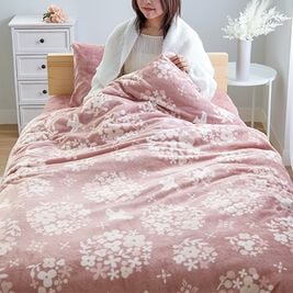iellio（イエリオ）の「もこもこボアとフランネルの毛布にもなるあったか布団カバー＜フランネル・北欧調・肌ざわり＞（掛布団カバー）」