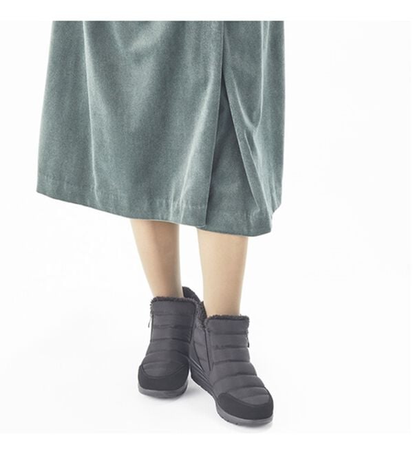 ルフラン（ルフラン）の「あったかキルティング裏ボアブーツ（ブーツ）」｜詳細画像