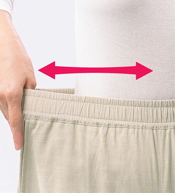 ルフラン（ルフラン）の「【３本組】綿レーヨンゆったりパンツ（フルレングスパンツ）」｜詳細画像