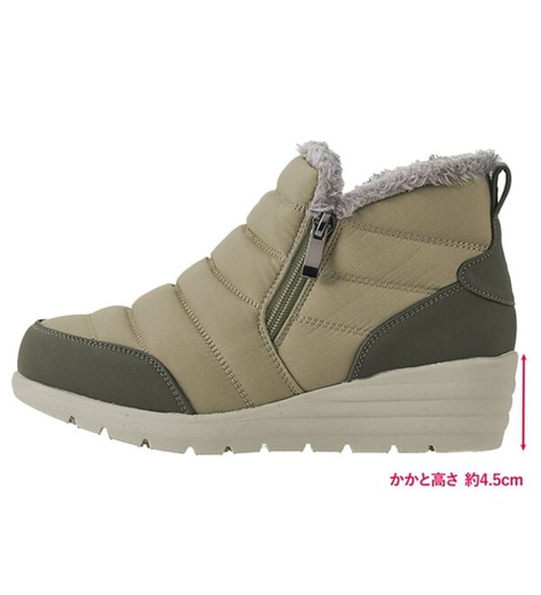 ルフラン（ルフラン）の「あったかキルティング裏ボアブーツ（ブーツ）」｜詳細画像