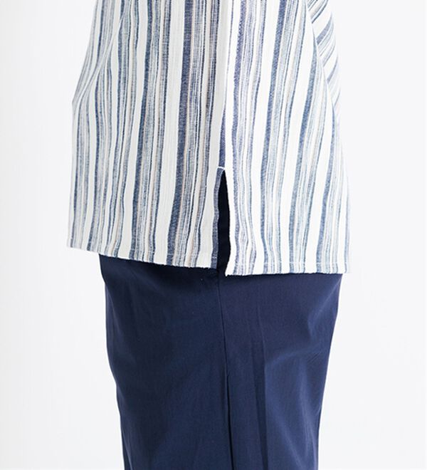 「ざっくり木綿のゆったりリラックスシャツ（メンズシャツ）」｜詳細画像