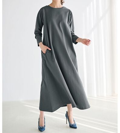 RANAN（ラナン）の「【選べる２丈】＜ＢＣ＞ポケット付マキシワンピース（その他ワンピース）」